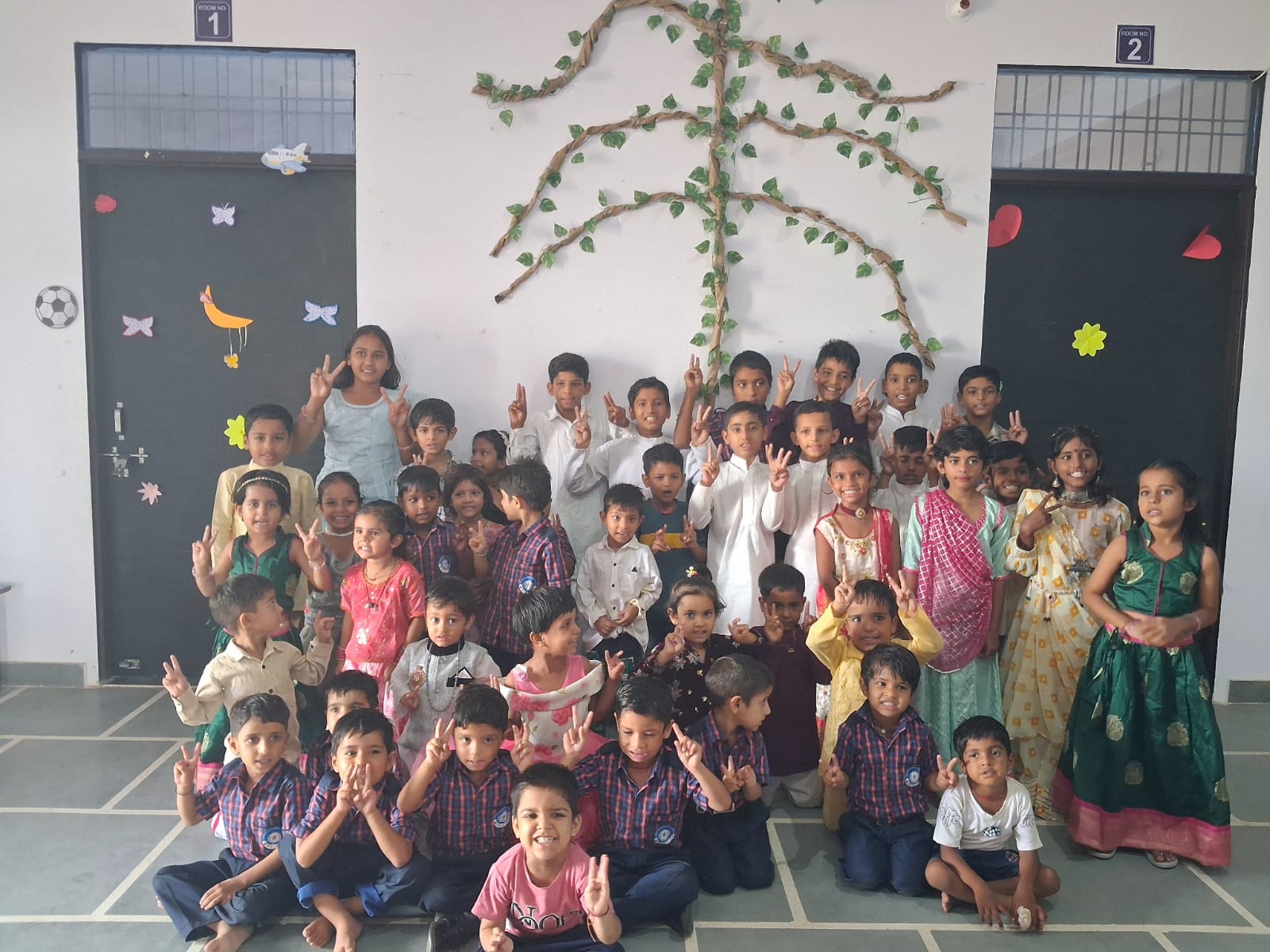 Bright, modern classroom designed for interactive learning